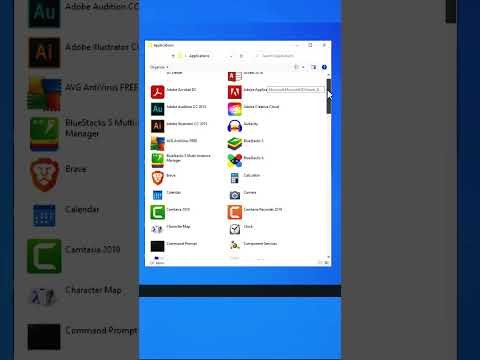 كيفية رؤية جميع البرامج المثبتة على الكمبيوتر apps folder