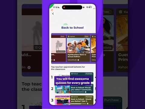 Free Kahoot! resources Back to School – engage your classroom!
