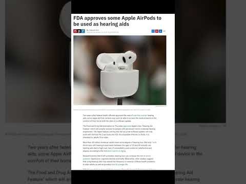 Apple air pods to be used as hearing aids 1 Apple air pods to be used as hearing aids